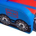 Fotoliu Locomotiva Thomas cadru de lemn si 2 compartimente de stocare Train Engine Sofa